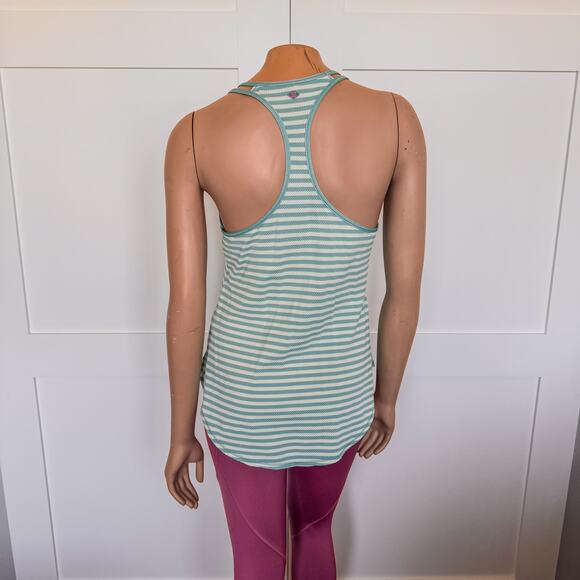 CALIA by Carrie Underwood, Move Stripe Racerback Athletic Tank-Blue Nile - Small - Picture 5 of 9